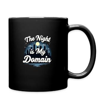 Revenge Bedtime Postponement Night Owl Sleep - Full Colour Mug - black - Right