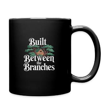 Treehouse builder DIY treehouse construction - Full Colour Mug - black - Right