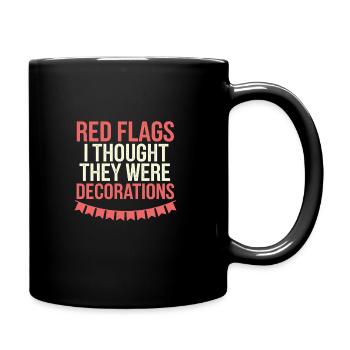 Dating Disaster Comedy Funny Fails - Full Colour Mug - black - Right