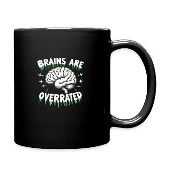 Zombie Apocalypse Humor Lustige Untote Zitate - Tasse einfarbig - Schwarz - Rechts