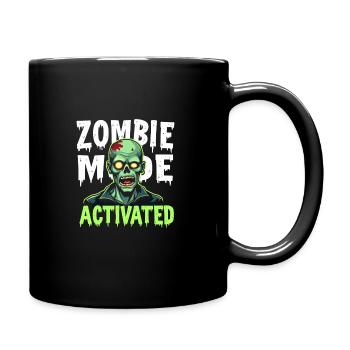 Zombie Apocalypse Humor Lustige Untote Zitate - Tasse einfarbig - Schwarz - Rechts