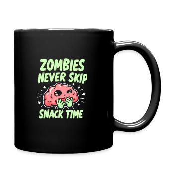 Zombie Apocalypse Humor Lustige Untote Zitate - Tasse einfarbig - Schwarz - Rechts