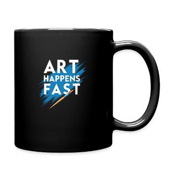 Speed Painting Live Performance Art Quick Creative - Full Colour Mug - black - Right