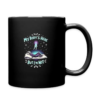 astral projection fans who are out-of-body - Full Colour Mug - black - Right