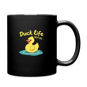 Nutztier-enten-enthusiasten Hinterhof-enten - Tasse einfarbig - Schwarz - Rechts