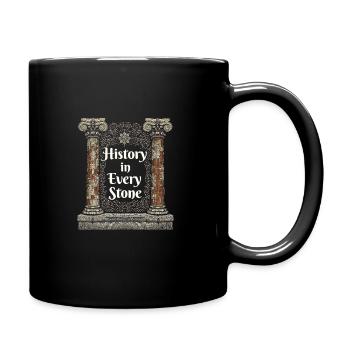 History buffs Ancient Rome enthusiasts - Full Colour Mug - black - Right