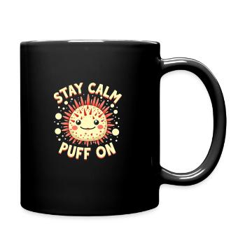 Kugelfisch-meereslebewesen-enthusiasten Quirky - Tasse einfarbig - Schwarz - Rechts