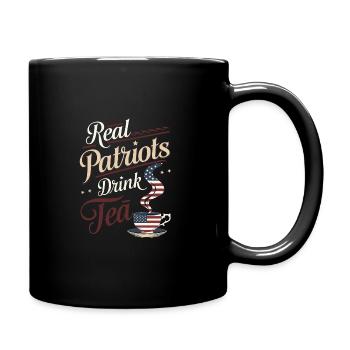 Boston Tea 1773 American Revolution Historic - Full Colour Mug - black - Right