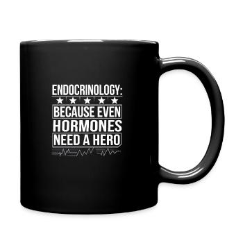 Medical Science Für Endokrinologie - Tasse einfarbig - Schwarz - Rechts