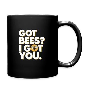 Bienenentfernungsspezialist Live Swarm Rescue - Tasse einfarbig - Schwarz - Rechts