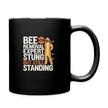 Bienenentfernungsspezialist Live Swarm Rescue - Tasse einfarbig - Schwarz - Rechts