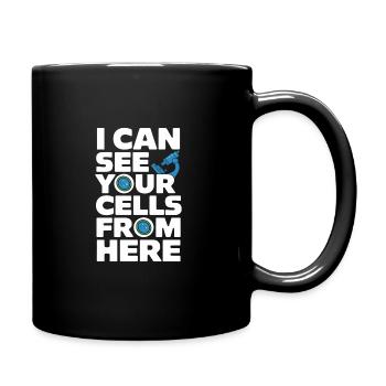 Passionné de microscope Technicien de laboratoire Science - Mug uni - noir - Droite
