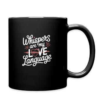 Asmr Creator Sensorische Entspannung Beruhigender - Tasse einfarbig - Schwarz - Rechts