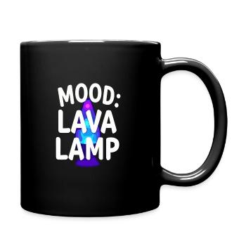 Lampe à lave Rétro Esthétique Psychédélique - Mug uni - noir - Droite
