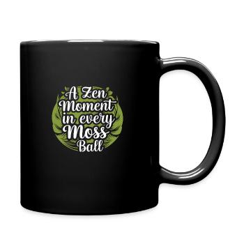 Kokedama Moss Ball Pflanzt Japanische Gartenarbeit - Tasse einfarbig - Schwarz - Rechts