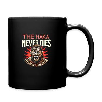 Haka Dance Maori Warrior Ritual New Zealand - Full Colour Mug - black - Right