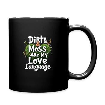 Kokedama Moss Ball Pflanzt Japanische Gartenarbeit - Tasse einfarbig - Schwarz - Rechts