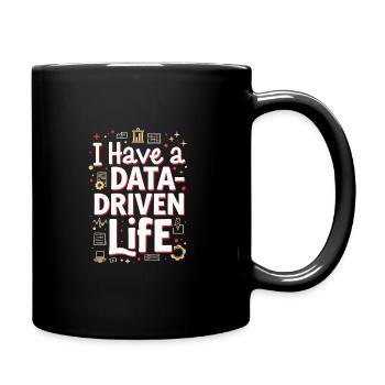 Data Analyst Big Data Specialist Business - Full Colour Mug - black - Right