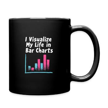 Data Analyst Big Data Specialist Business - Full Colour Mug - black - Right