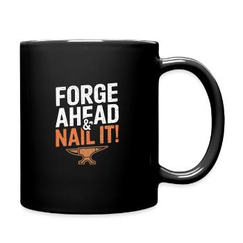 Farrier Horse Hoof Care Specialist Horseshoe - Full Colour Mug - black - Right