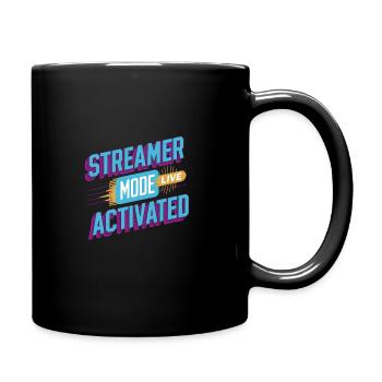 Gaming Streamer Live-streaming Gamer Inhalte - Tasse einfarbig - Schwarz - Rechts