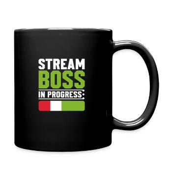 Gaming Streamer Live-streaming Gamer Inhalte - Tasse einfarbig - Schwarz - Rechts