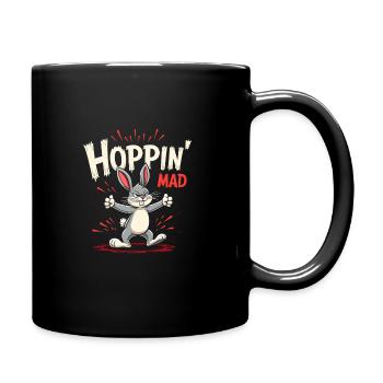 Lapin Conception d’animaux sarcastiques - Mug uni - noir - Droite