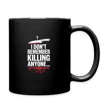 Meurtre Mystère Tenue de dîner, Fête, Scène de crime - Mug uni - noir - Droite