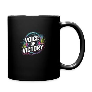 Mädchen In Esports Shoutcaster Gaming -kommentar - Tasse einfarbig - Schwarz - Rechts