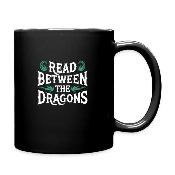 Fantasy Book Reader Magical Story Liebhaber - Tasse einfarbig - Schwarz - Rechts