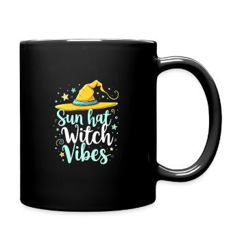 Été, Sorcières, Plage, Sorcière, Esthétique, Soleil, Magie - Mug uni - noir - Droite