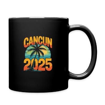 Cancun 2025 - Tasse einfarbig - Schwarz - Rechts
