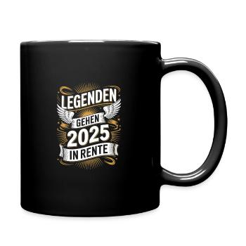 Les légendes prendront leur retraite en 2025 - Mug uni - noir - Droite