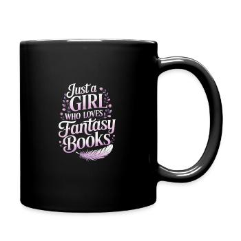 Juste une fille qui aime les livres de fantasy - Mug uni - noir - Droite