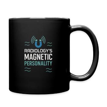 MRI Technologist Radiology Magnetic Resonance - Full Colour Mug - black - Right