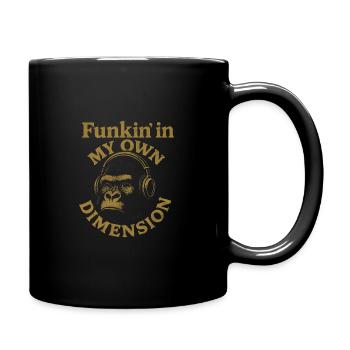 Funkin own dimension groove gorilla - Full Colour Mug - black - Right