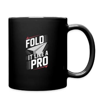 Paper Airplane Builder Diy Folding Expert Creative - Full Colour Mug - black - Right