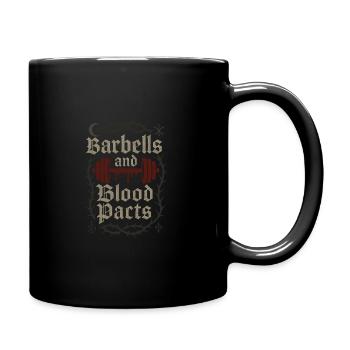 Goth Gym Dark Fitness Alternative Training Gothic - Full Colour Mug - black - Right
