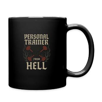 Goth Gym Dark Fitness Alternative Training Gothic - Full Colour Mug - black - Right