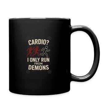 Goth Gym Dark Fitness Alternative Training Gothic - Full Colour Mug - black - Right