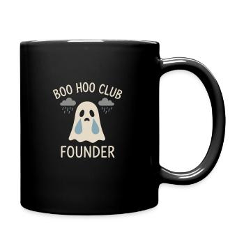 Sad Ghost Ghost Humor Fear Fear Ghost Psychic - Full Colour Mug - black - Right