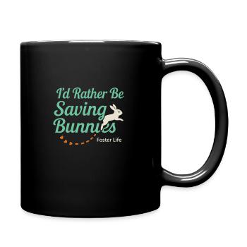 Lapin Maman Lapin Sauvetage Adopter, Acheter - Mug uni - noir - Droite