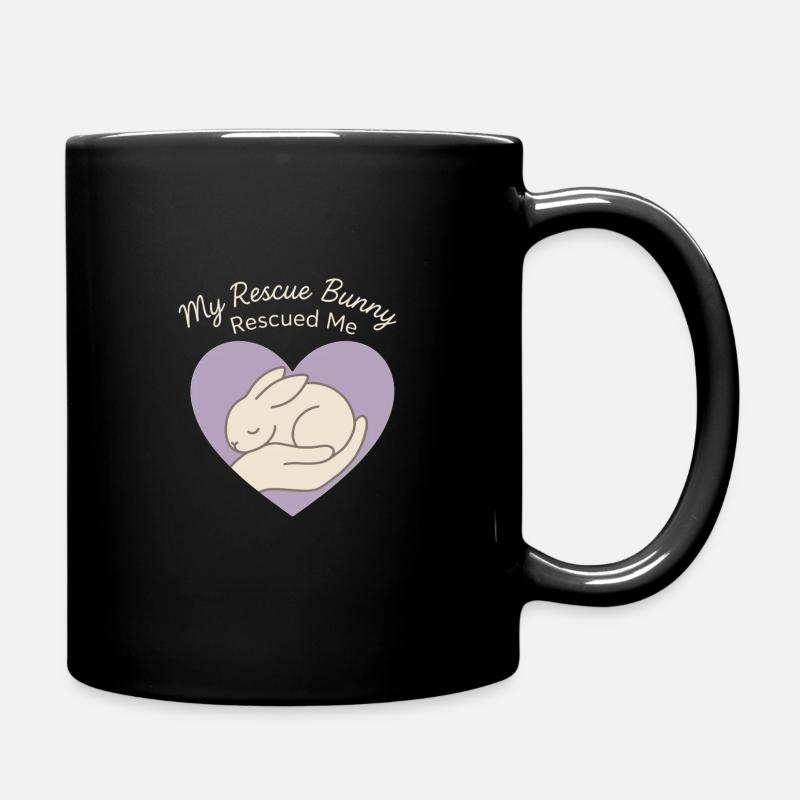 Lapin Maman Lapin Sauvetage Adopter, Acheter - Mug uni - noir