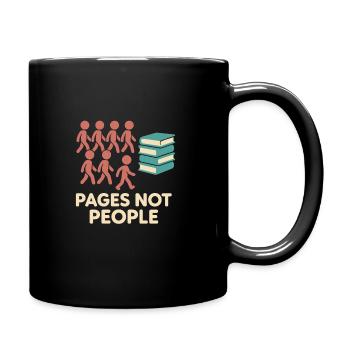 Dankbarkeitspraxis Journalliebhaber Emotional - Tasse einfarbig - Schwarz - Rechts