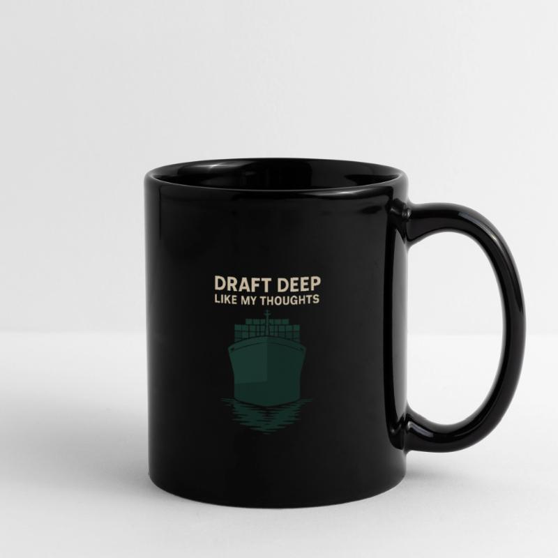 Ship vision device Container ship Cargo ship Full Colour Mug
