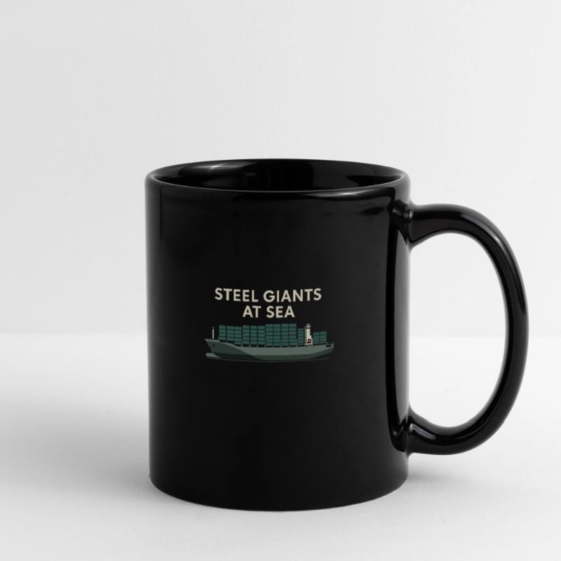 Ship vision device Container ship Cargo ship Full Colour Mug