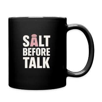 Salzliebhaber Natriumabhängiger Nacl Meme - Tasse einfarbig - Schwarz - Rechts