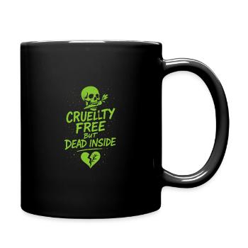 Vegan Punk Rebell Vegan Vegan Anarchist Vegan - Tasse einfarbig - Schwarz - Rechts