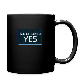 Salzliebhaber Natriumabhängiger Nacl Meme - Tasse einfarbig - Schwarz - Rechts