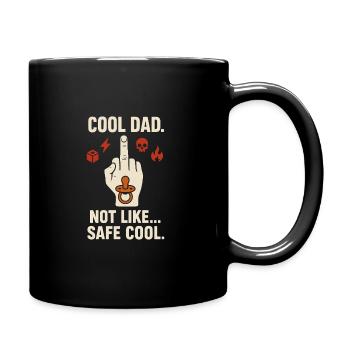 Punk Dad Alternatif Paternité Rebelle - Mug uni - noir - Droite
